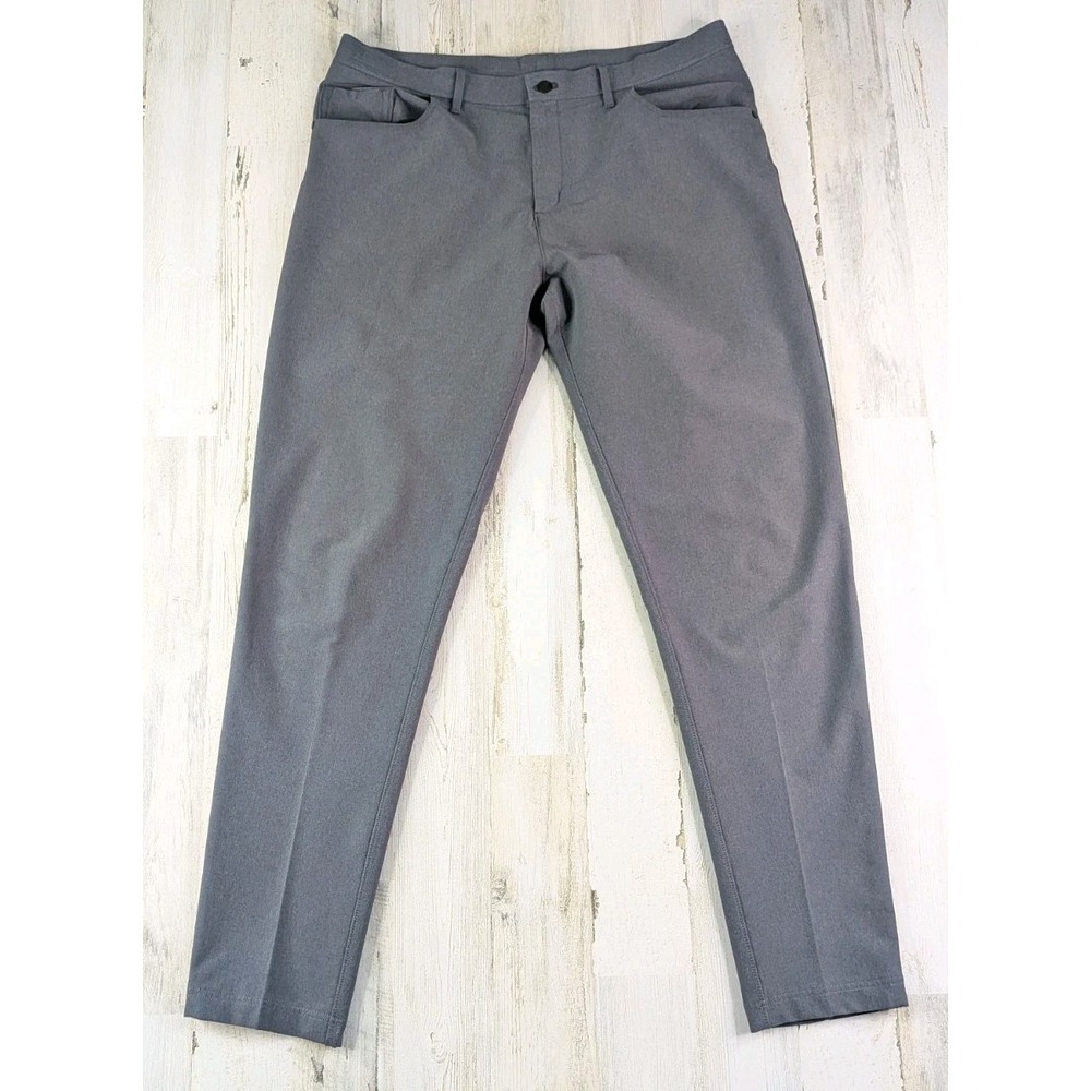 Public Rec Pants Mens Fits 39x34 Gray Dealmaker Performance Stretch Altered*